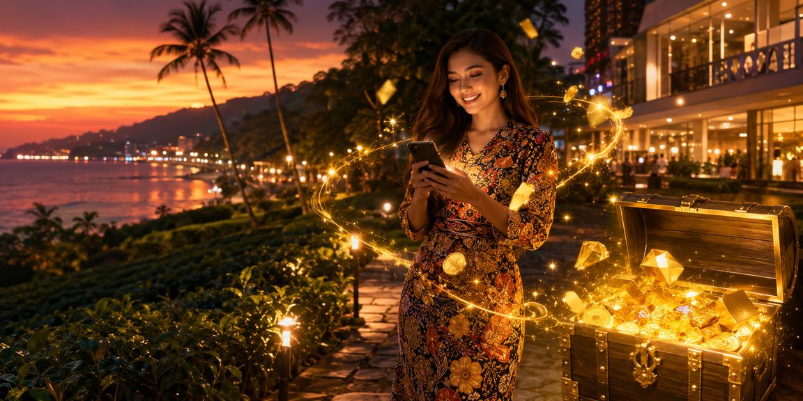 Pengguna di Pulau Pinang menyemak tawaran bonus deposit live808 melalui telefon